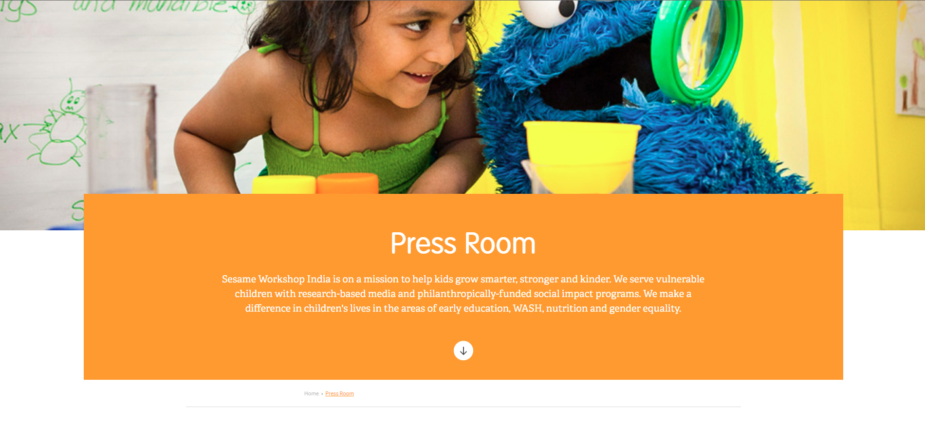 Sesame Workshop India Press Room