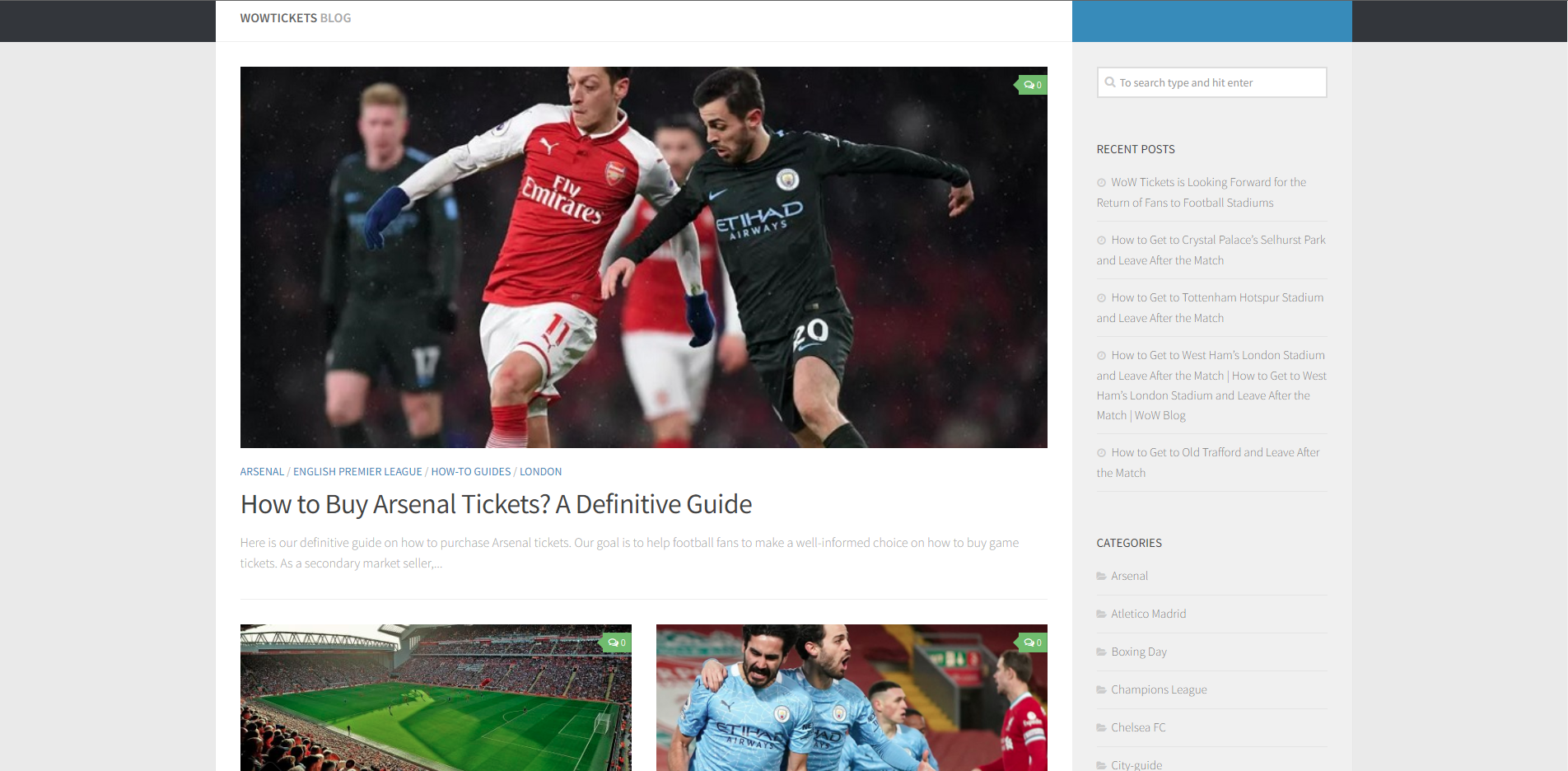 WOWtickets.football Blog